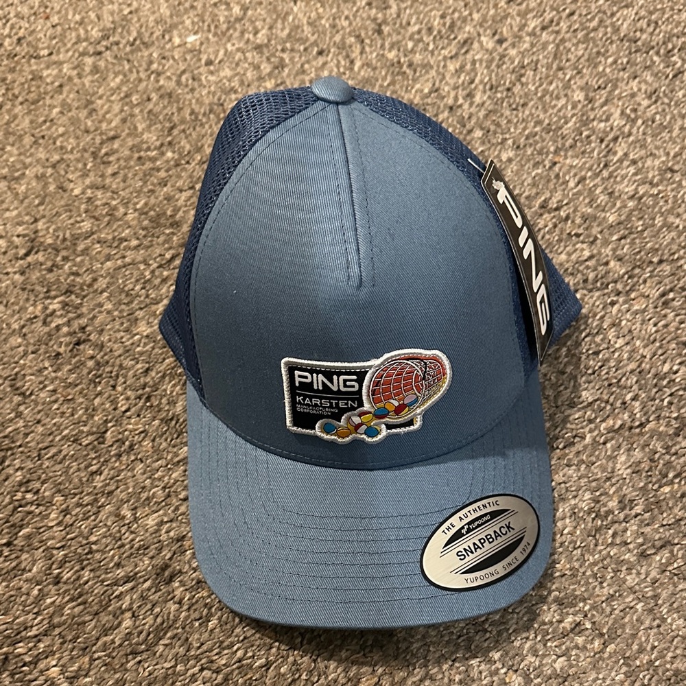 *DONATED* Ping Navy Mesh Snapback Cap